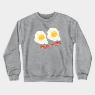 Bacon and Eggs Smile Crewneck Sweatshirt